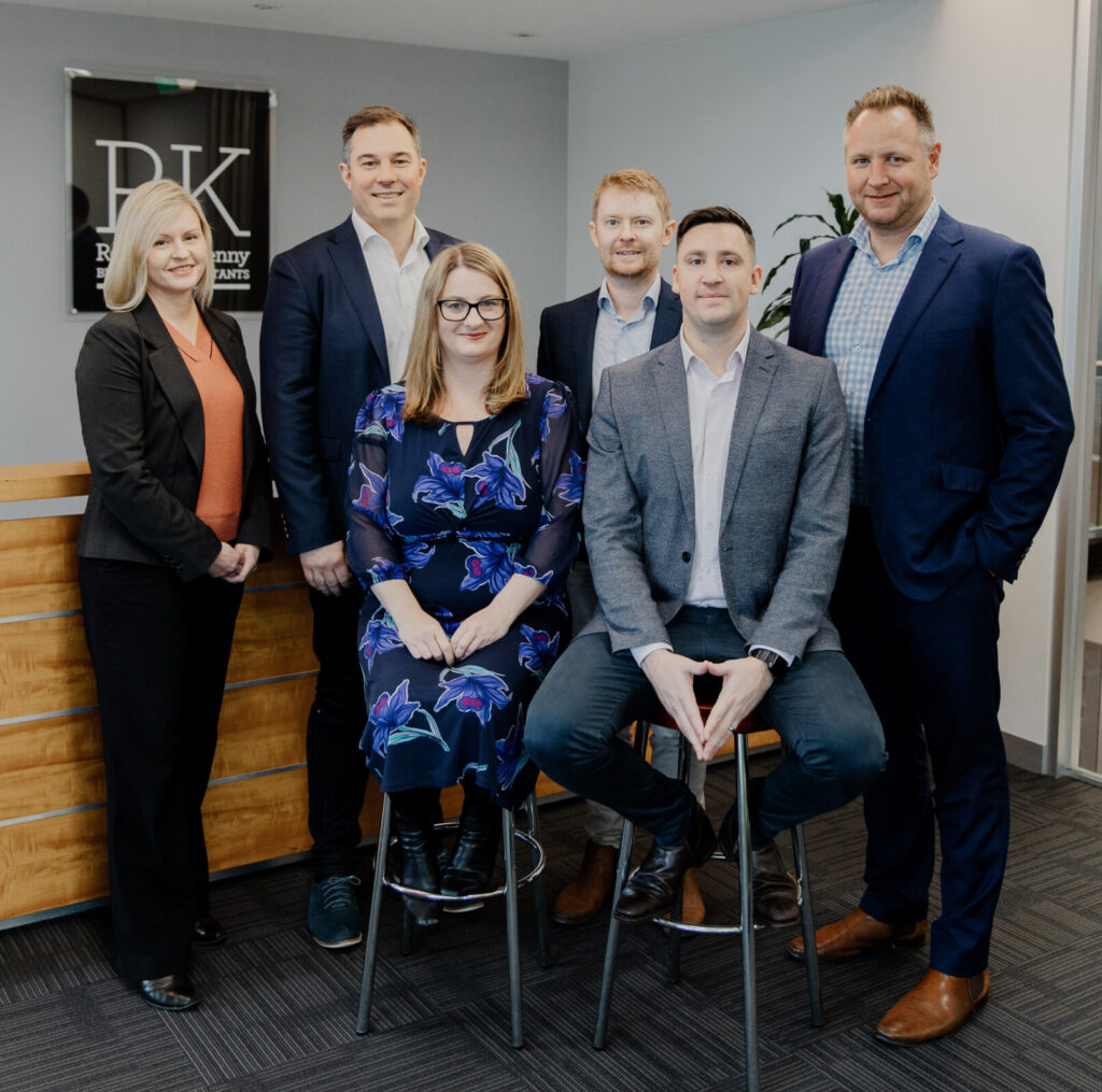 Rogerson Kenny SMSF team posing in reception